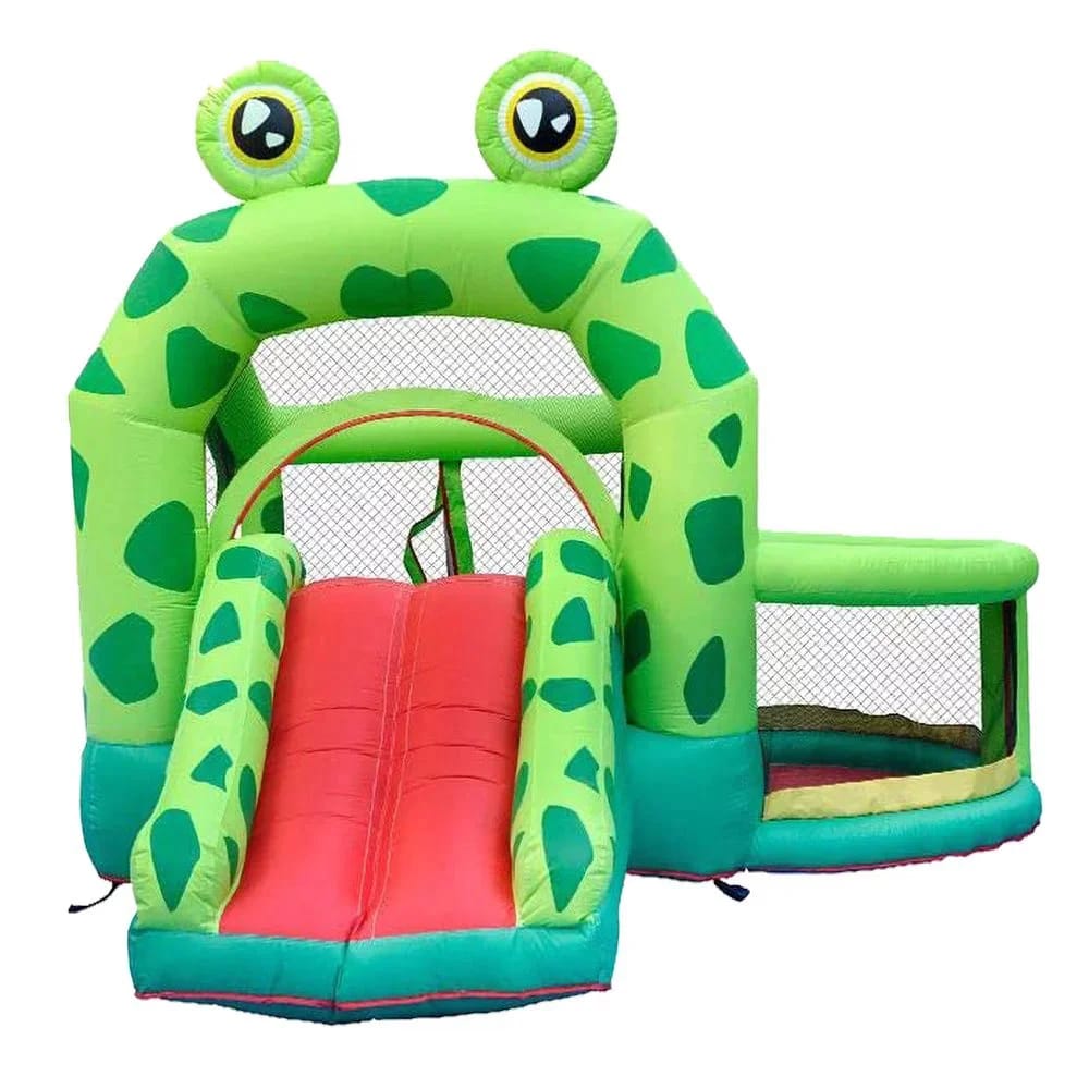 Doctor Dolphin Frog Bounce House with Slide & Pool