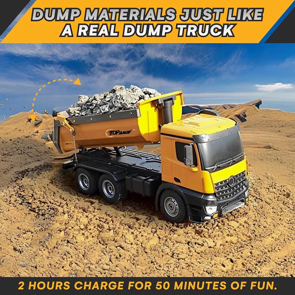 Top Race Remote Control Dump Truck