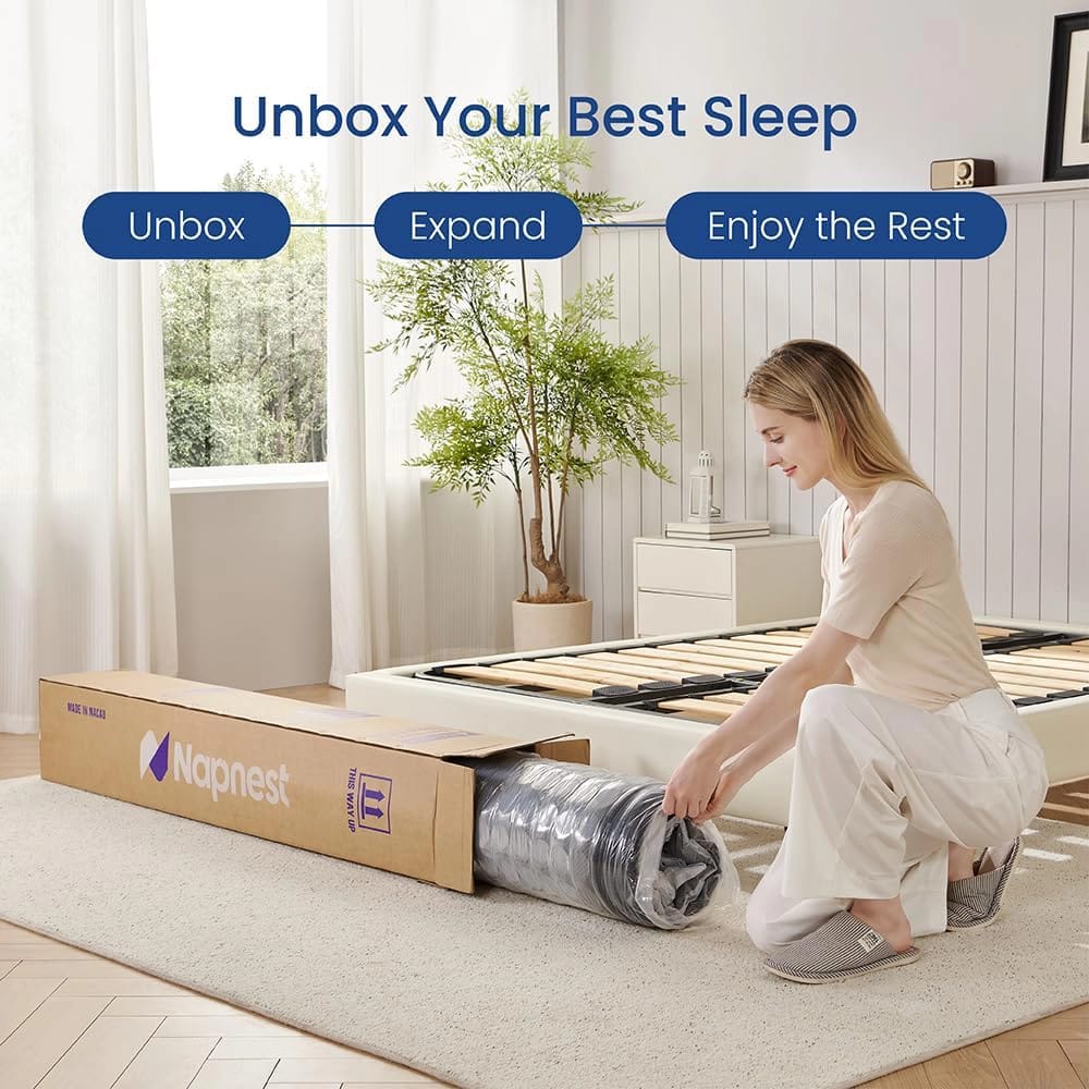 NapNest 10" Hybrid Medium Firm Mattress, Full