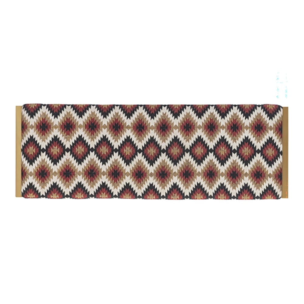 Albany Living Upholstered Bench with Shoe Rack, Red