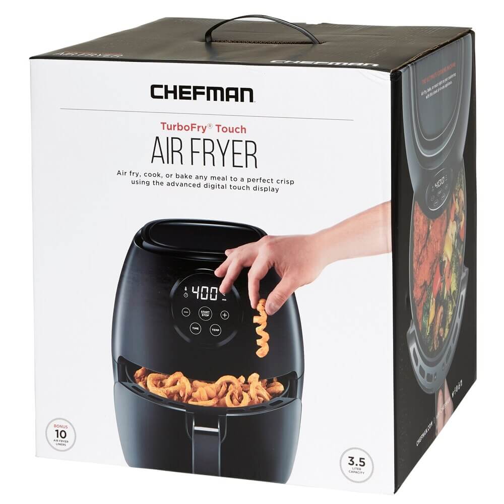 Chefman TurboFry Touch Air Fryer, 3.5 L