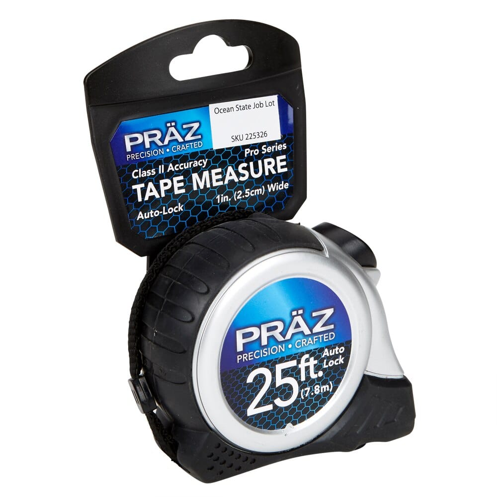 PRAZ Tape Measure, 25'