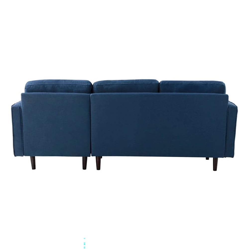 Lifestyle Solutions Langford Sofa Chaise Sectional, Navy