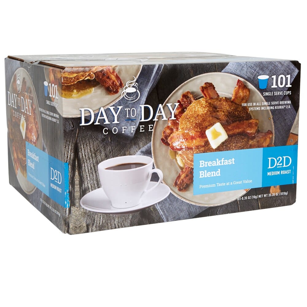 Day to Day Breakfast Blend Coffee, 101 Count