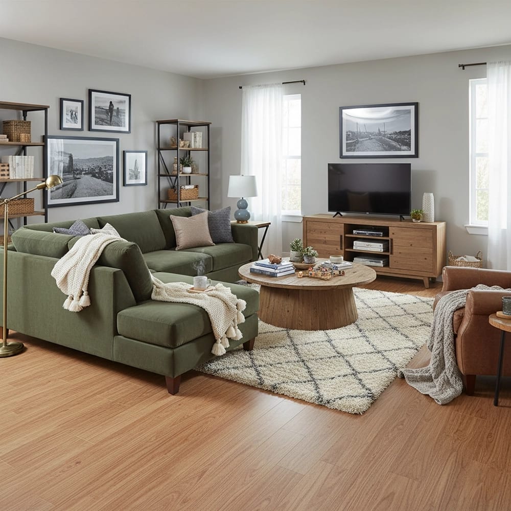 Dream Home Bronzed Oak Laminate Flooring, Brown, 16.18 sq. ft. ($2.78/sq. ft.)