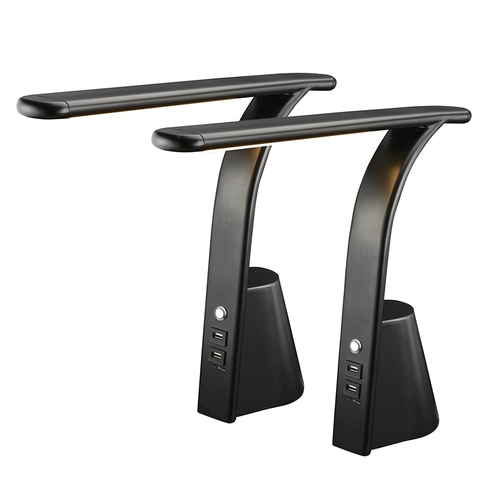 LED USB Touch Lamp, 2 pk, 17.8"