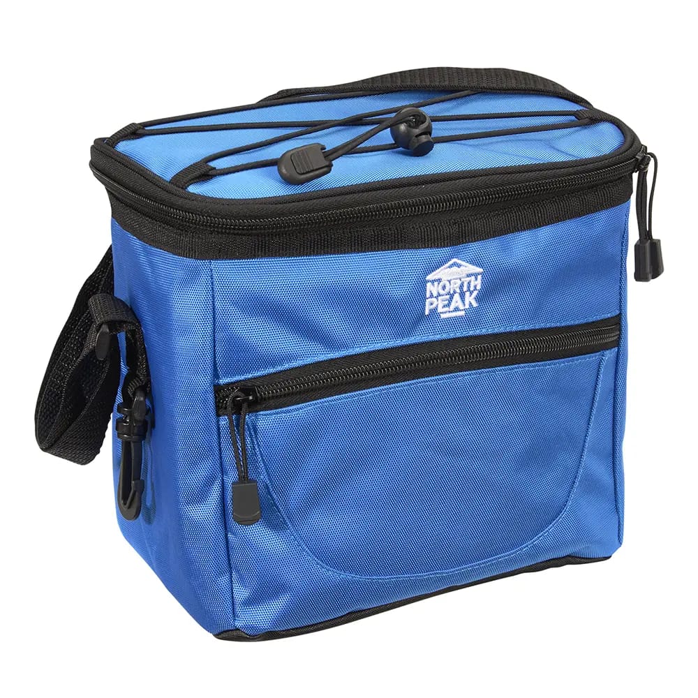 North Peak Blue Insulated Cooler, 6-Can