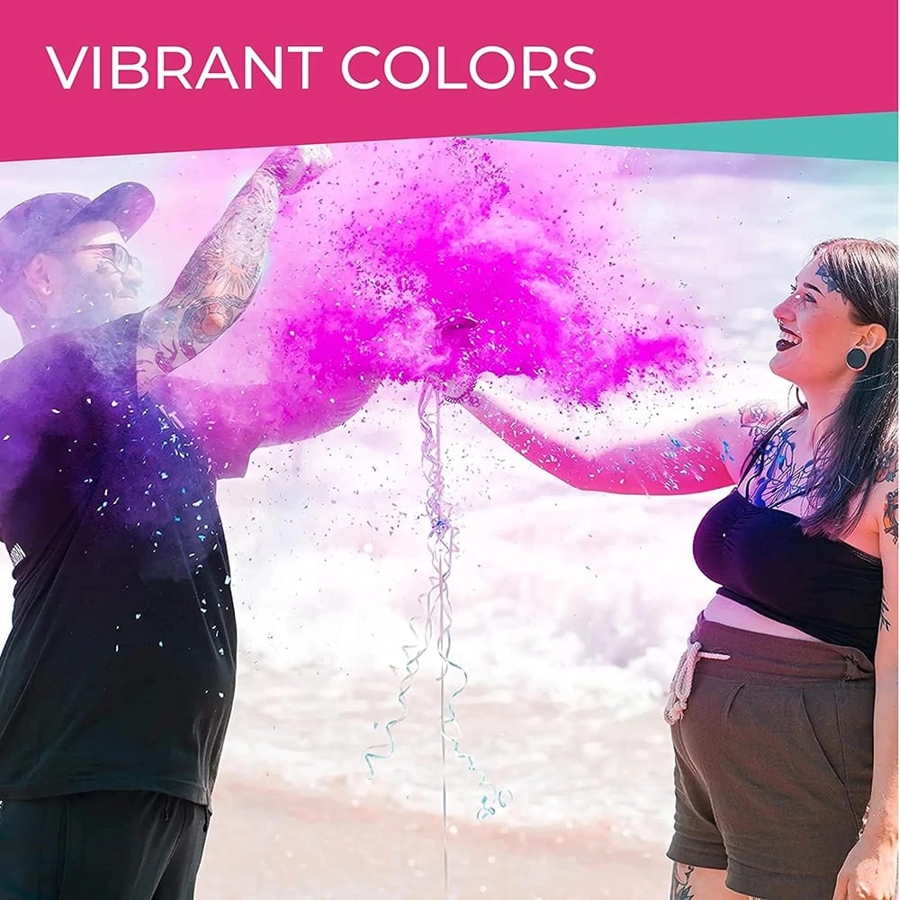Hawwwy Colored Powder, Pink, 2 Pack