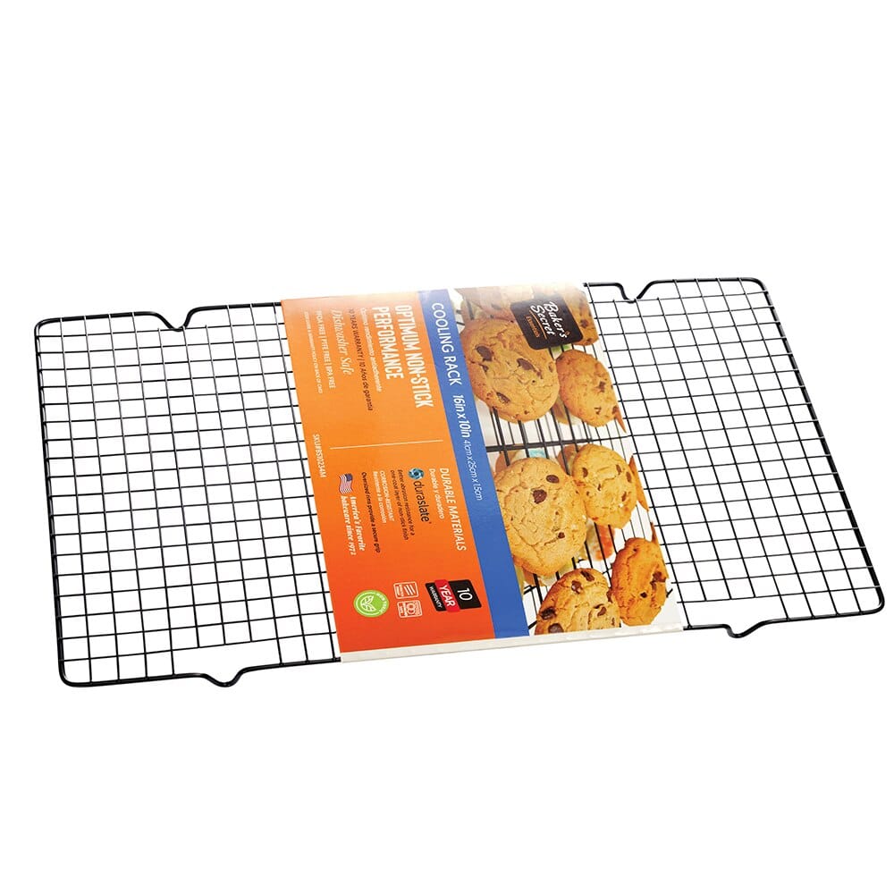 Baker's Secret Essentials Cooling Rack, 16"x10"