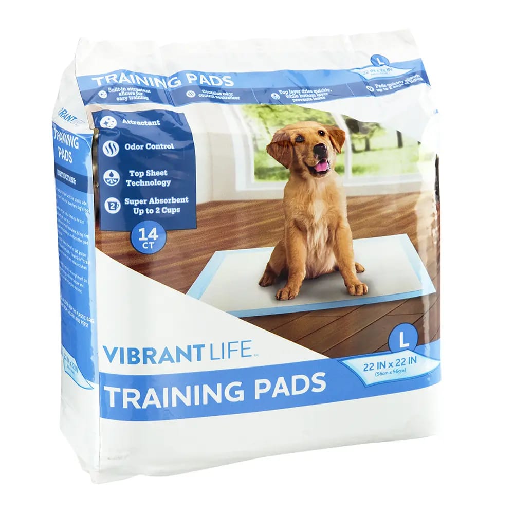 Vibrant Life Puppy Pads, 22" x 22", 14 ct.