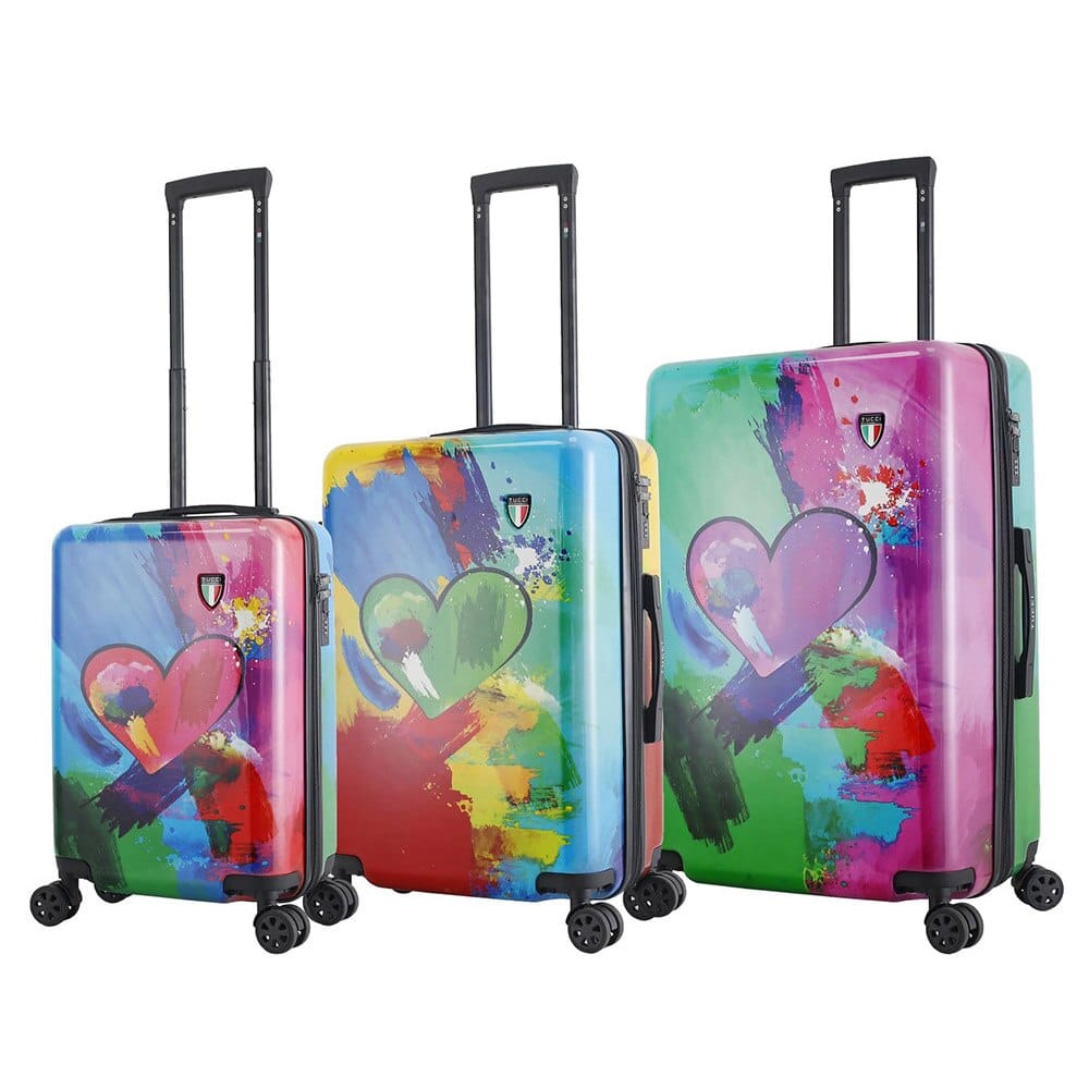 TUCCI Italy Emotion Art In Love II 3-Piece Set (20", 24", 28") Luggage Set