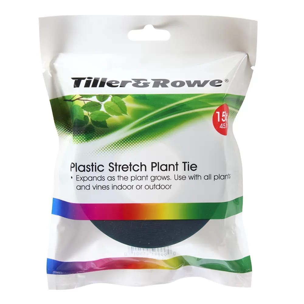 Tiller & Rowe Plastic Stretch Plant Tie, 150'