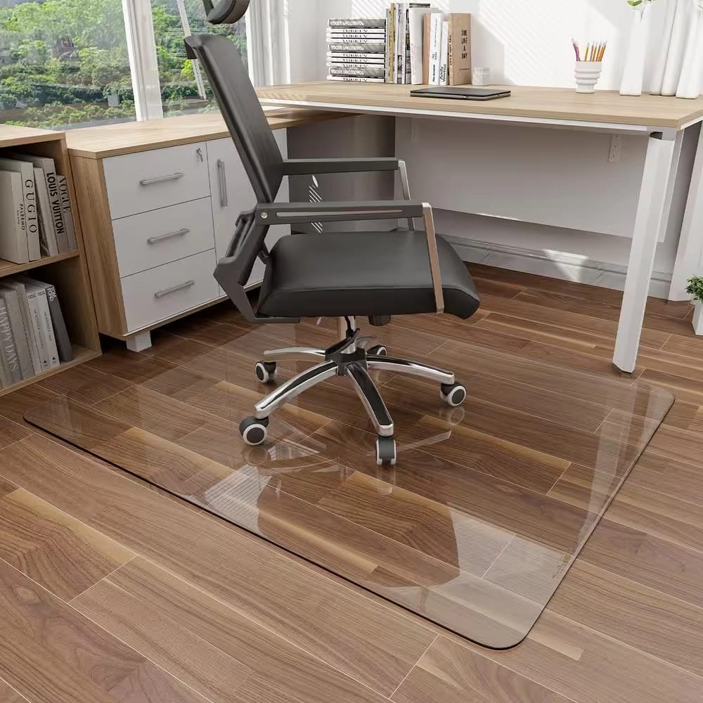 36" x 42" Glass Office Chair Mat