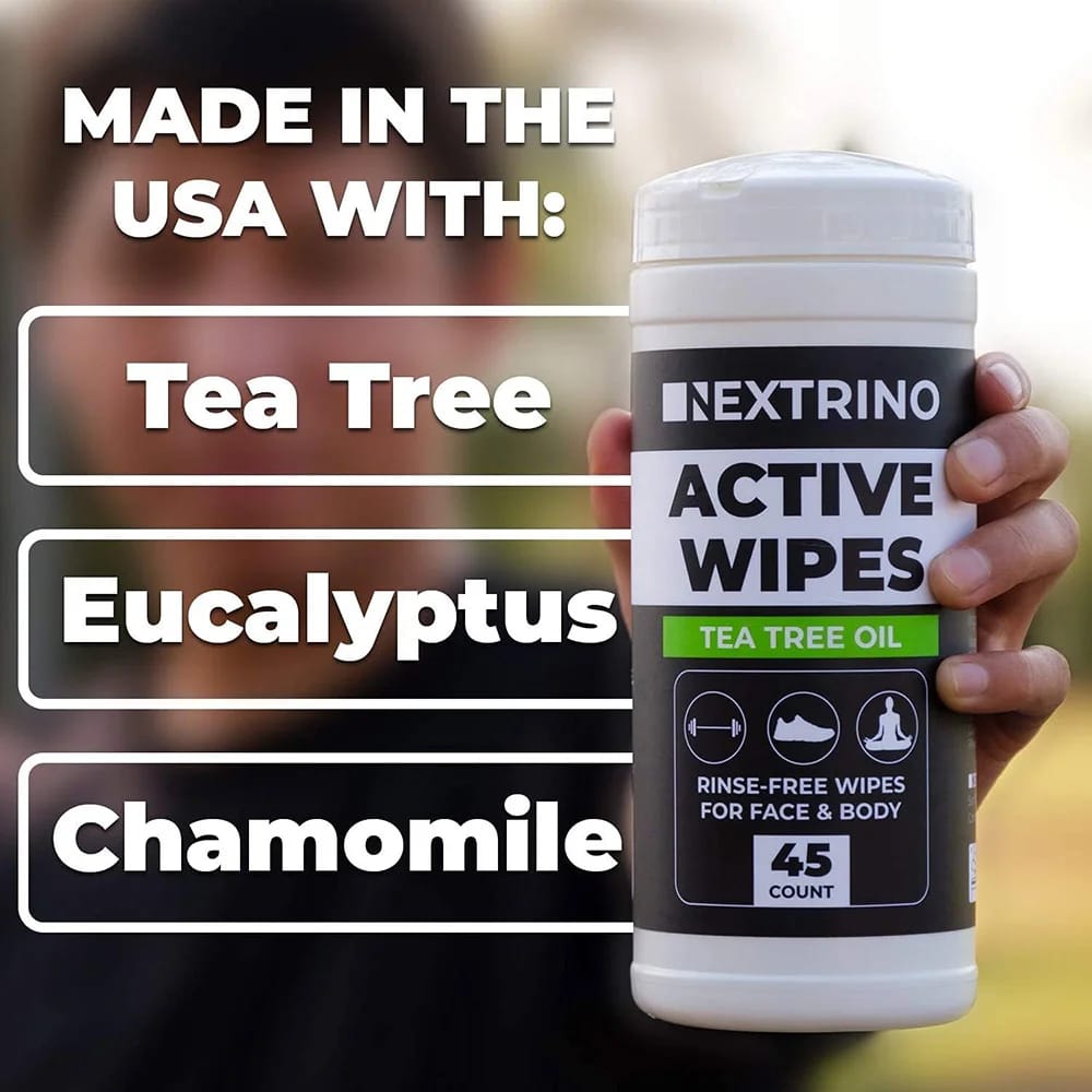 Nextrino Tea Tree Oil Body Wipes For Adults