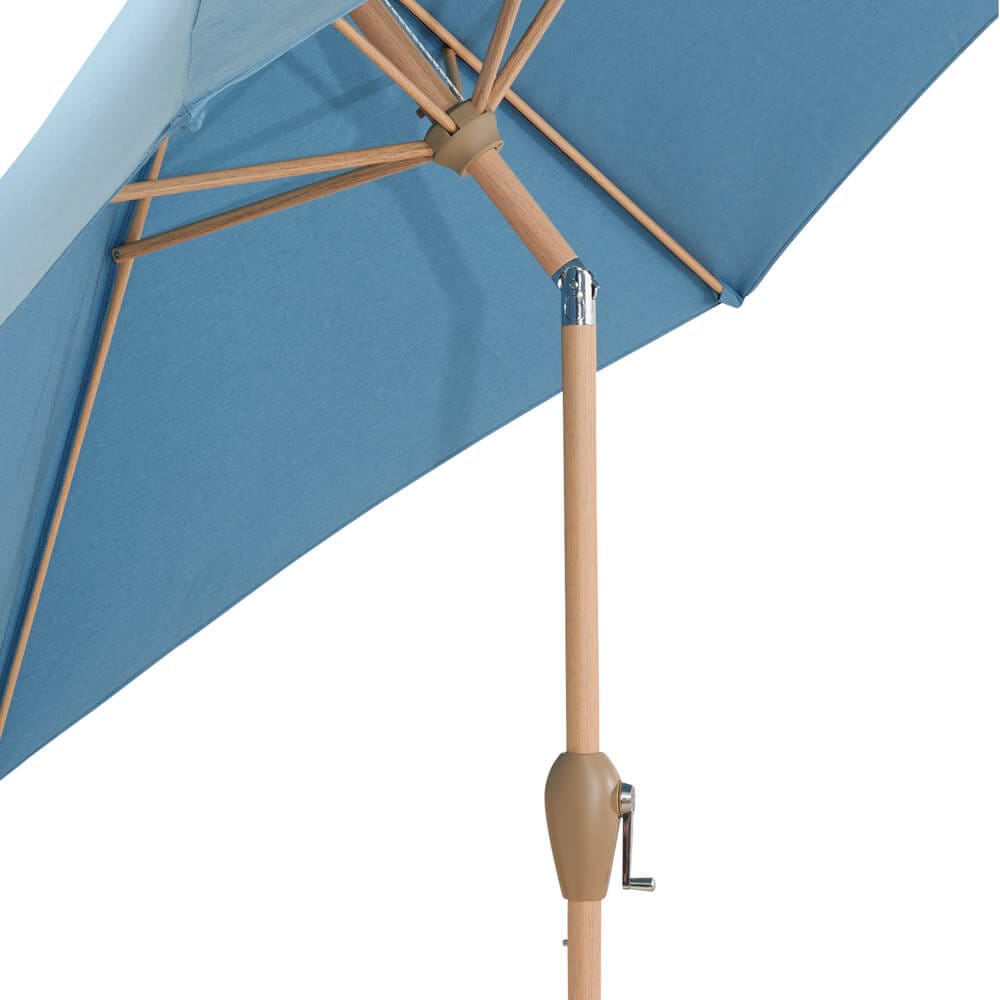 9' Market Umbrella with Crank & Tilt, Ocean