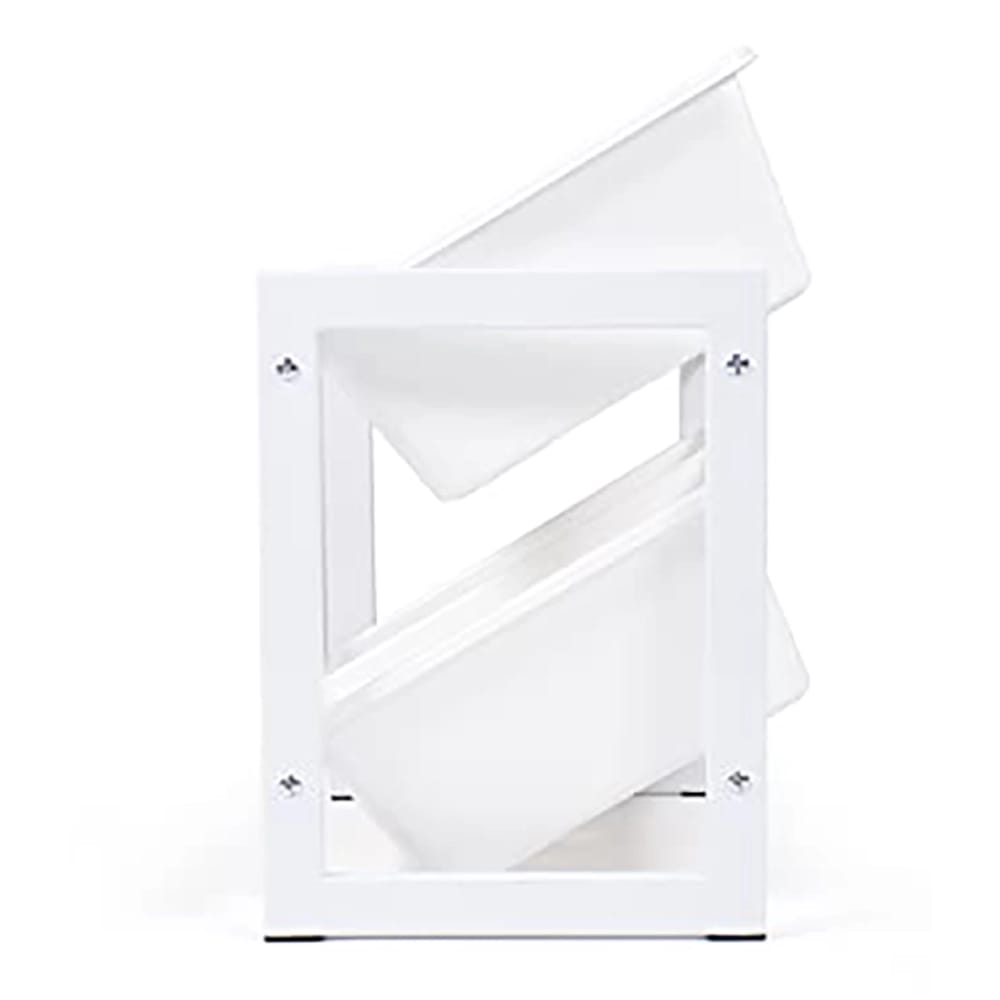 Humble Crew 4 Bin Toy Organizer, White