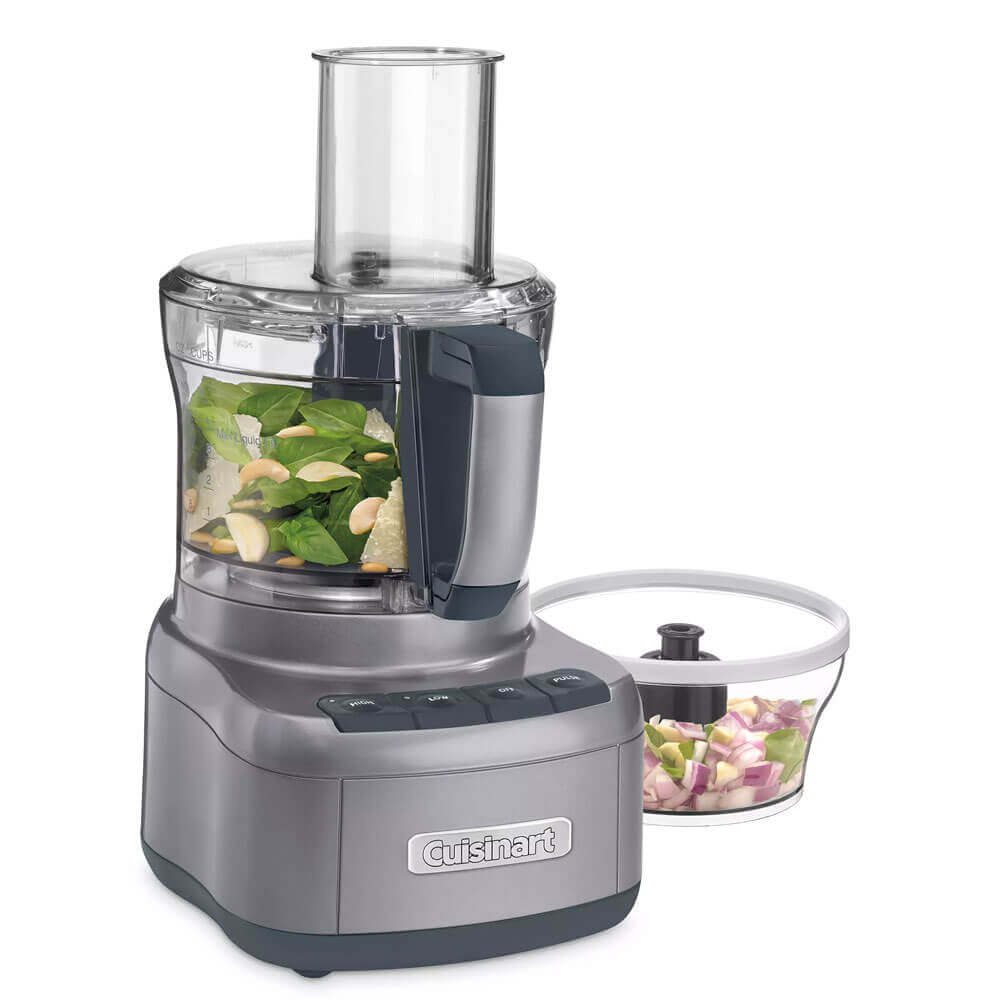 Cuisinart Elemental 8-Cup Food Processor, Gunmetal (Factory Refurbished)