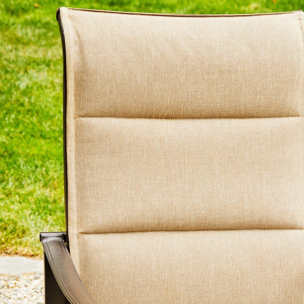 Royal Garden Spring Hills Aluminum 7-Piece Patio Dining Set, Tan