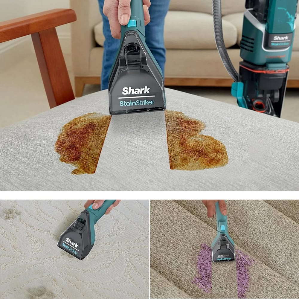 Shark CarpetXpert with Stainstriker Deep Carpet Cleaner, Teal (Factory Refurbished)