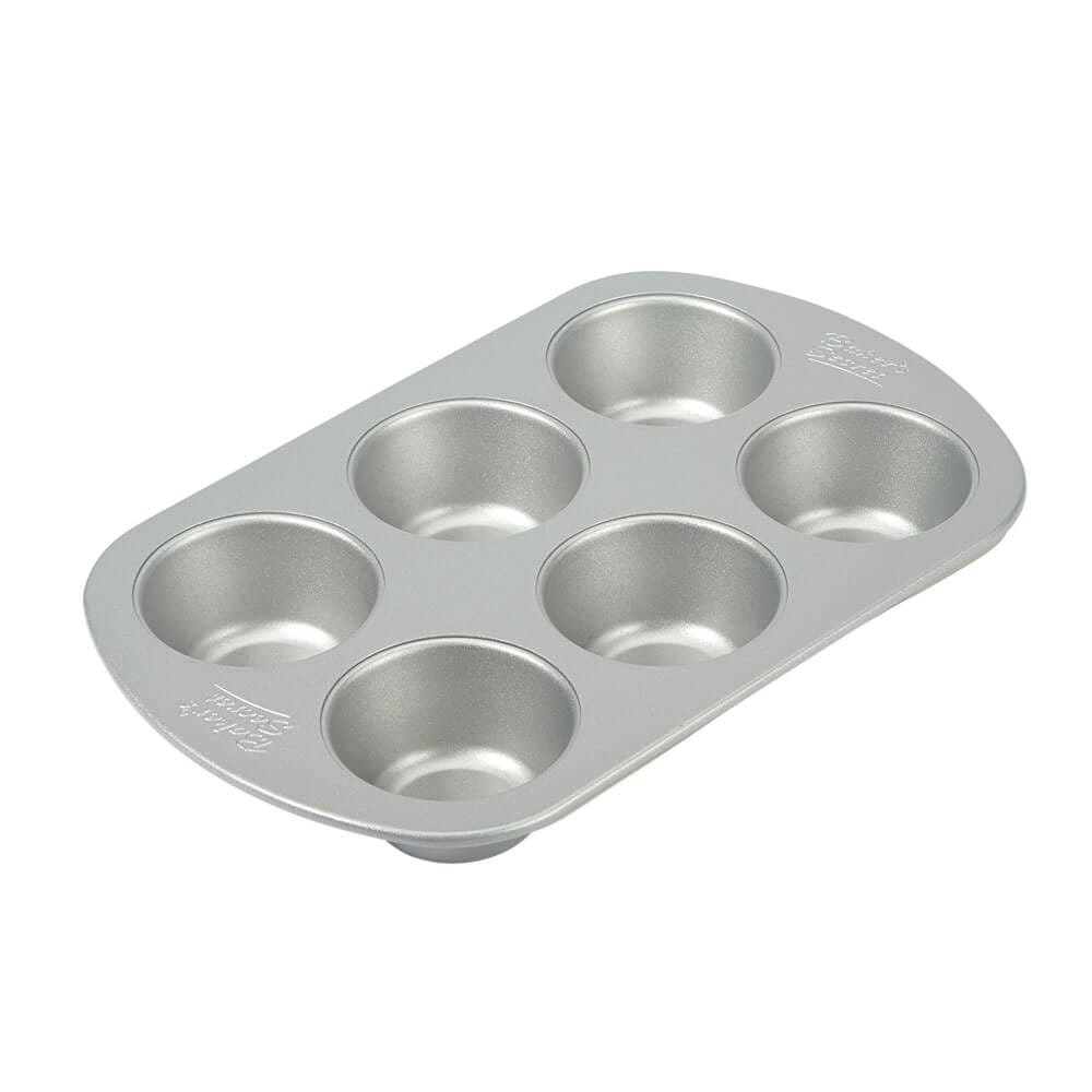 Baker's Secret Superb Collection 6 Cup Muffin Pan, 7"x11.5"