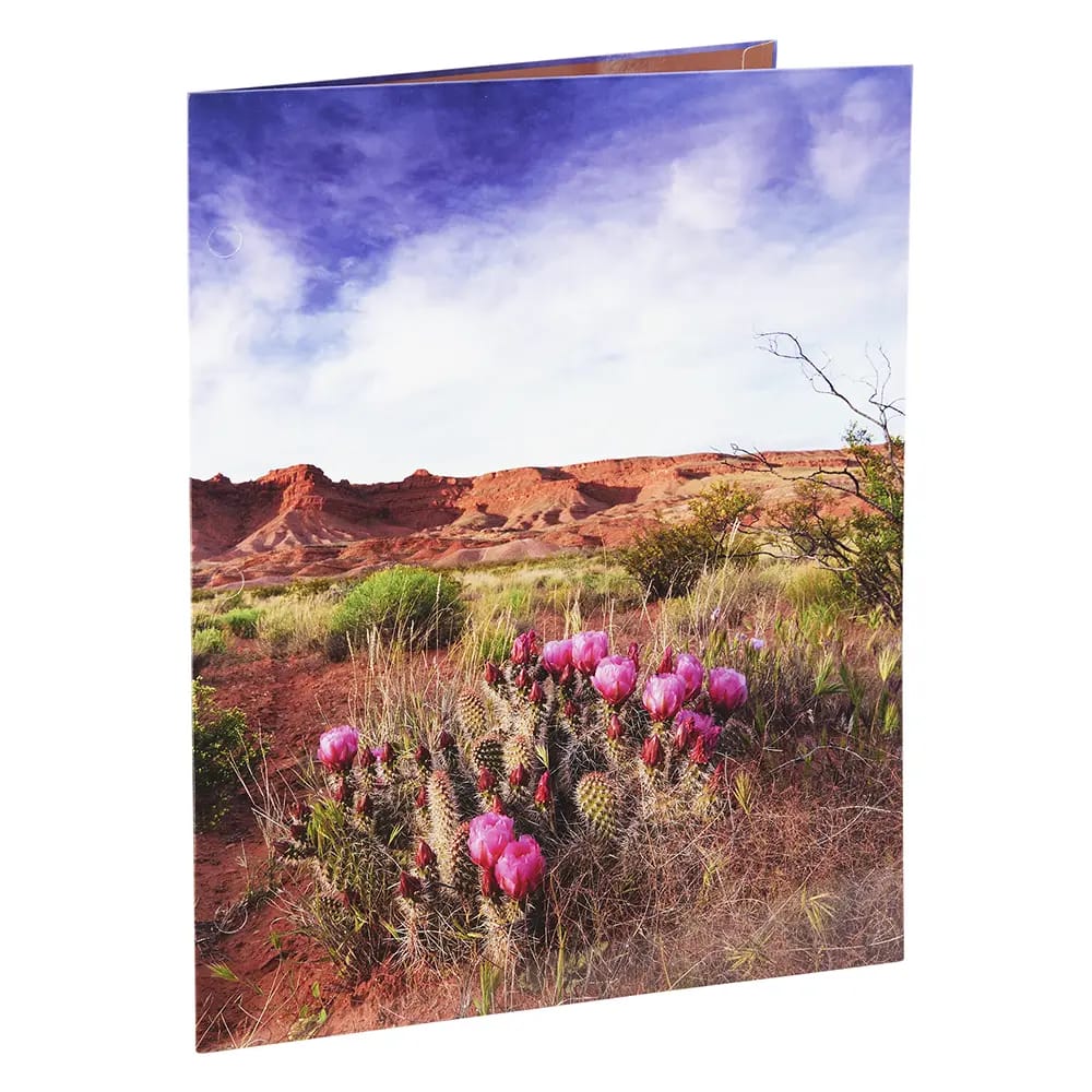 Fashion Laminated 2 Pocket Nature Folder