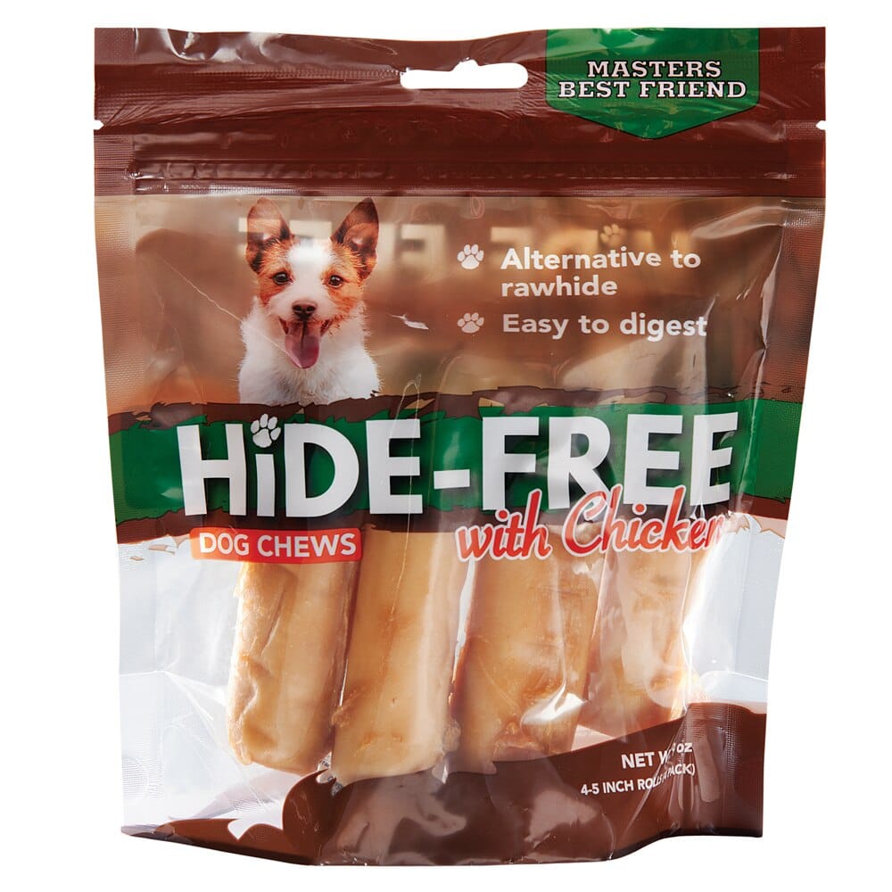 Hide Free with Chicken Dog Chews, 4-count