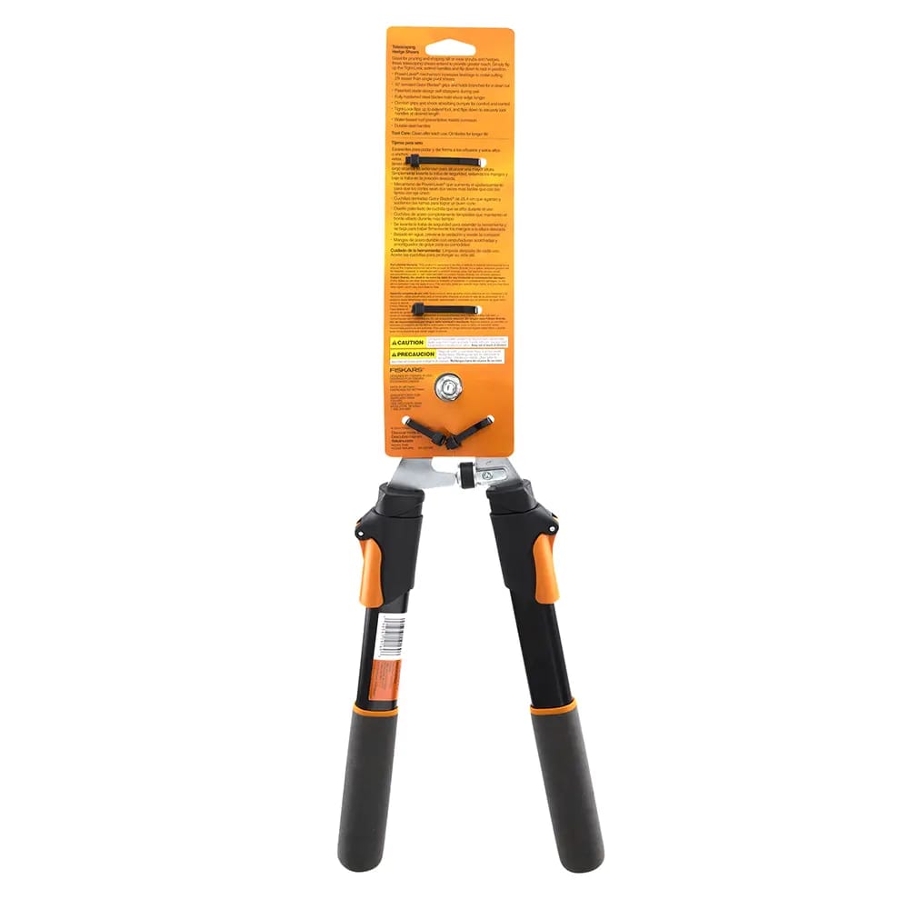 Fiskars Telescopic Hedge Shear, 10"
