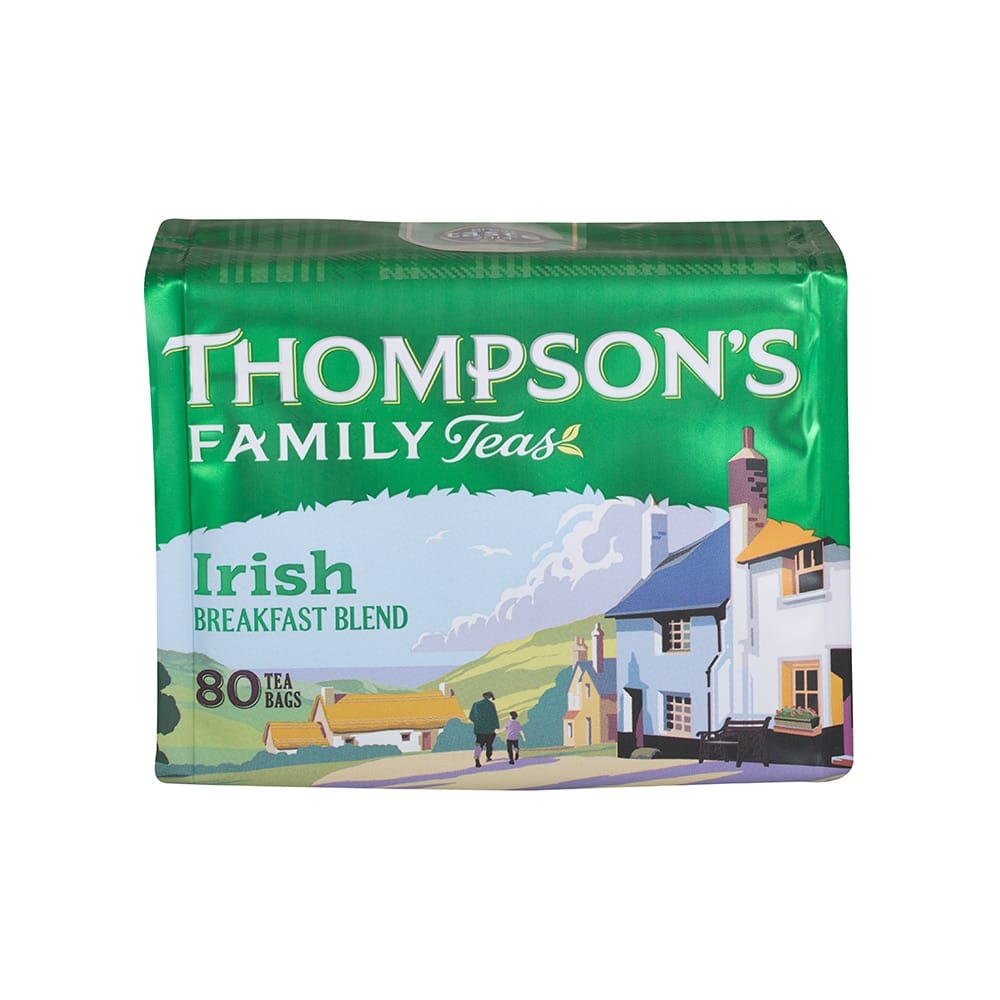 Thompson's Irish breakfast blend teas 80 Count