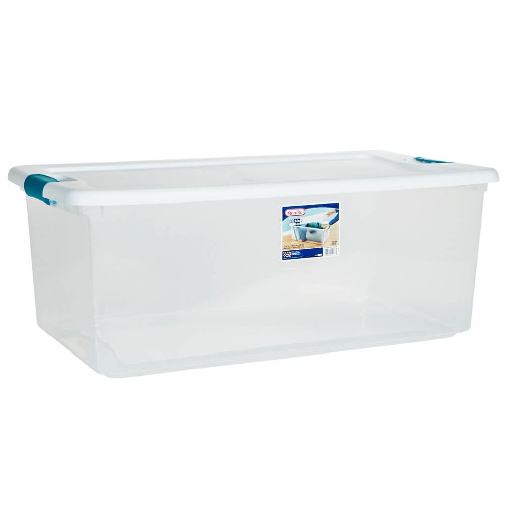 Sterilite Latch Top Storage Box, 106 Qt