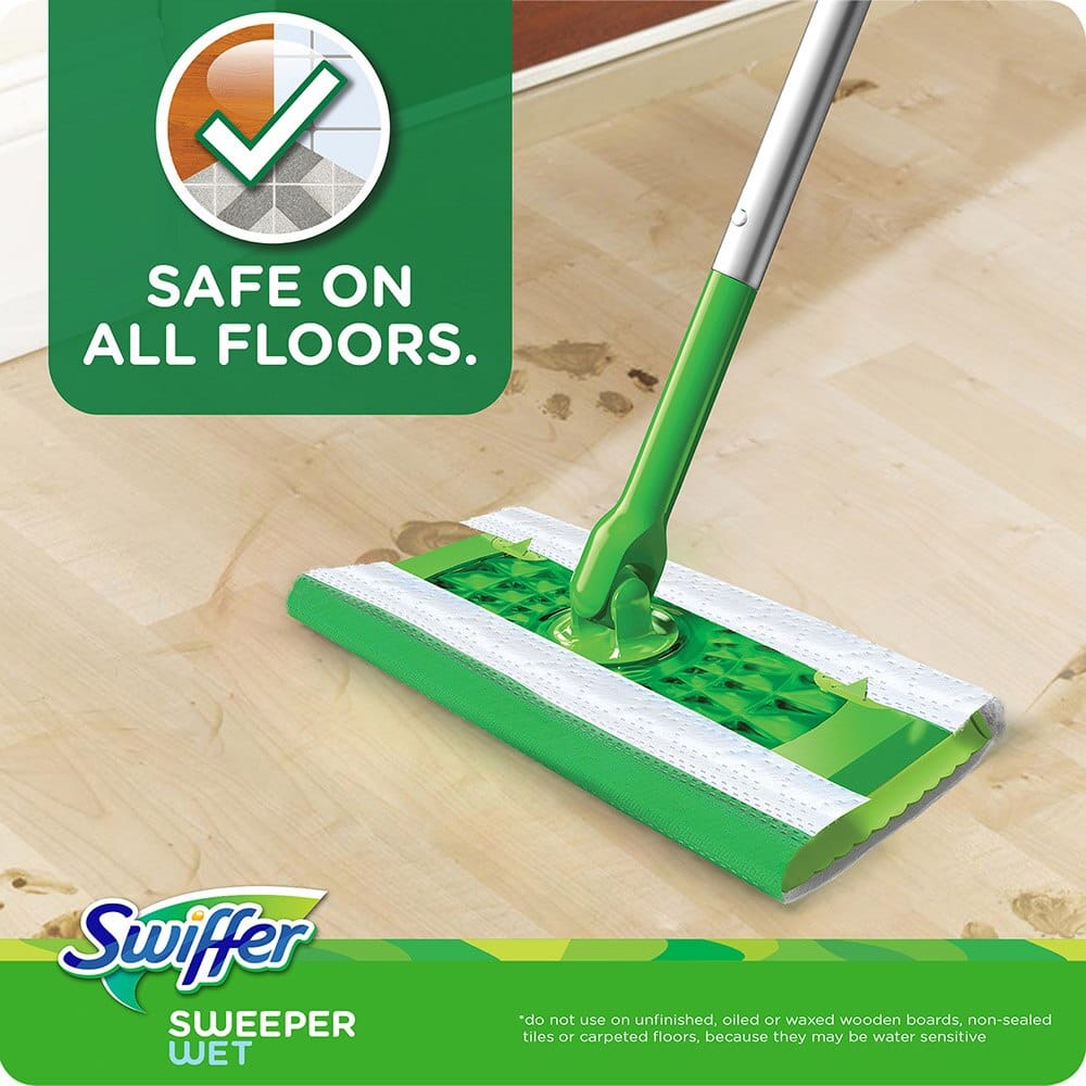 Swiffer Sweeper Wet Mopping Cloth Refills, Febreze Lavender & Vanilla, 24-count