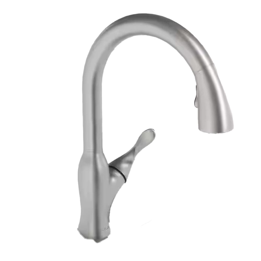 Elkay Single-Handle Pull-Down Sprayer Kitchen Faucet, Satin Lustrous Steel