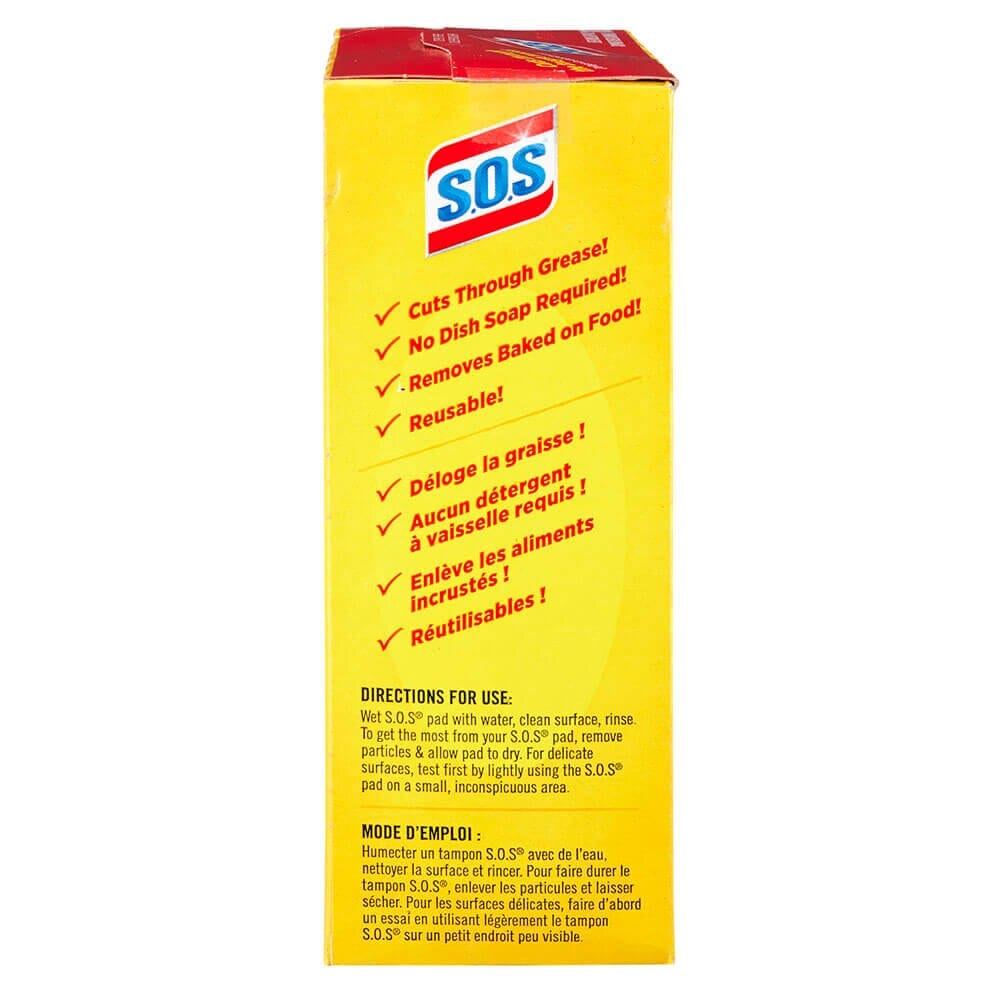 Clorox S.O.S Steel Wool Pads, 10 Count