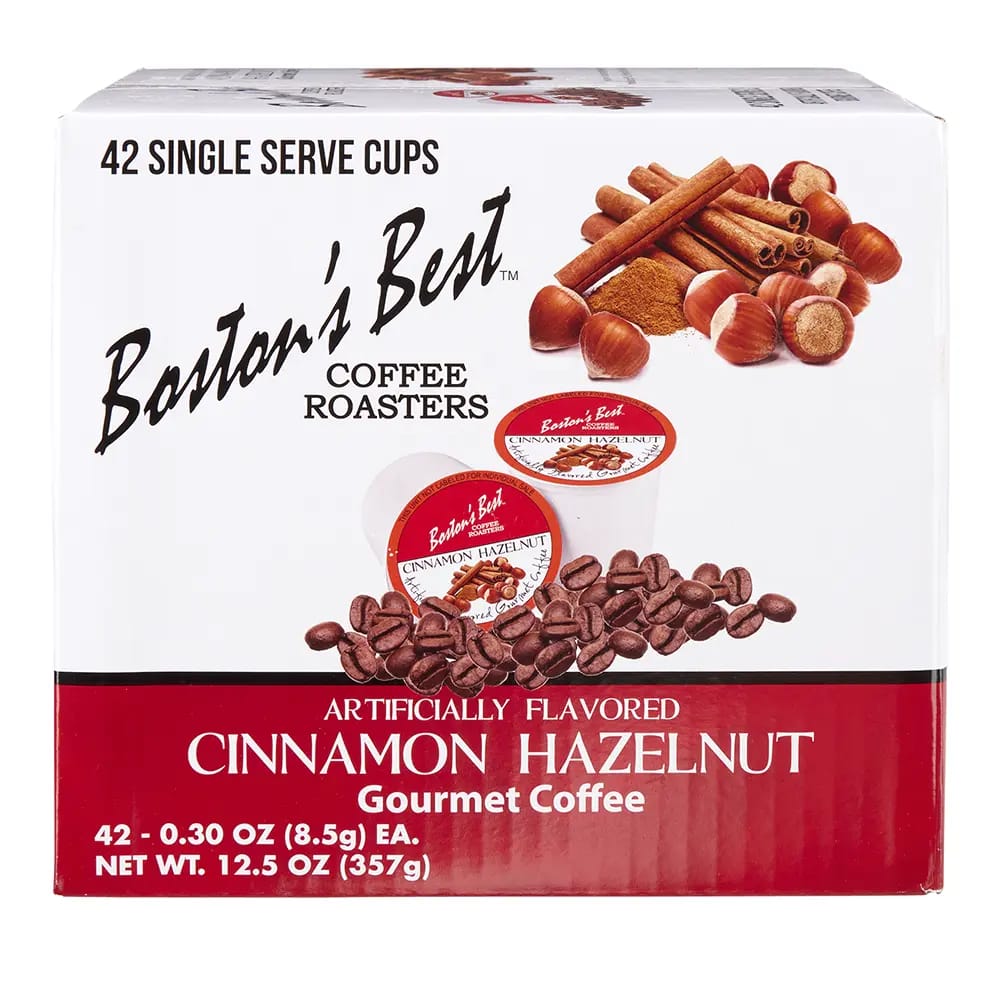 Boston's Best Cinnamon Hazelnut Coffee Cups, 42 ct