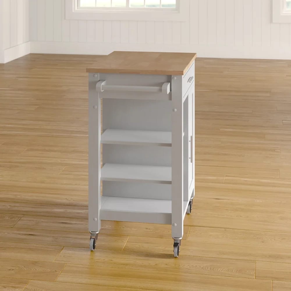 4D Concepts Edmonton Kitchen Cart, Gray