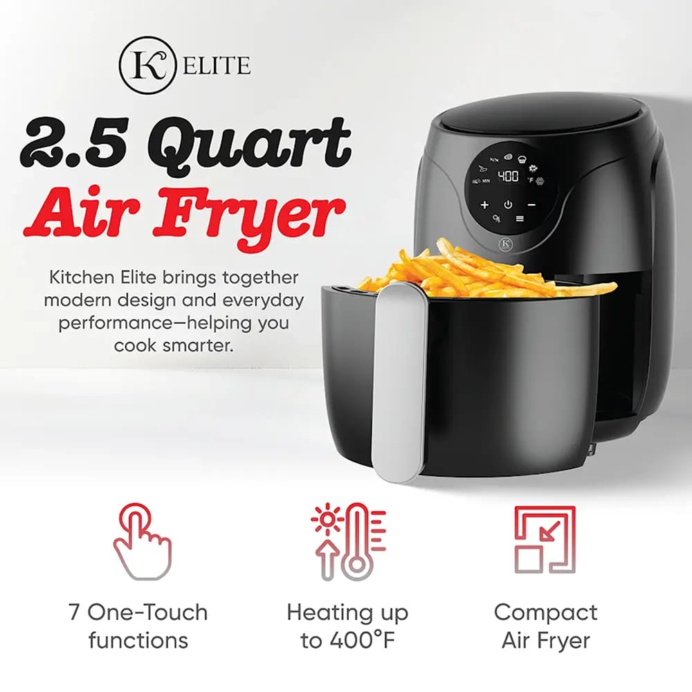 Kitchen Elite Air Fryer, 2.5 Qt.