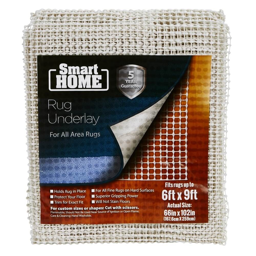 Smart Home Rug Underlay, Fits Up to 6' x 9'