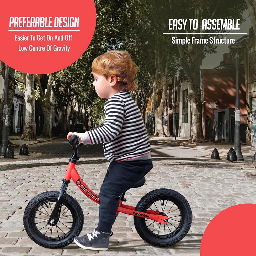 Banana Bike GT Balance Bike, Red