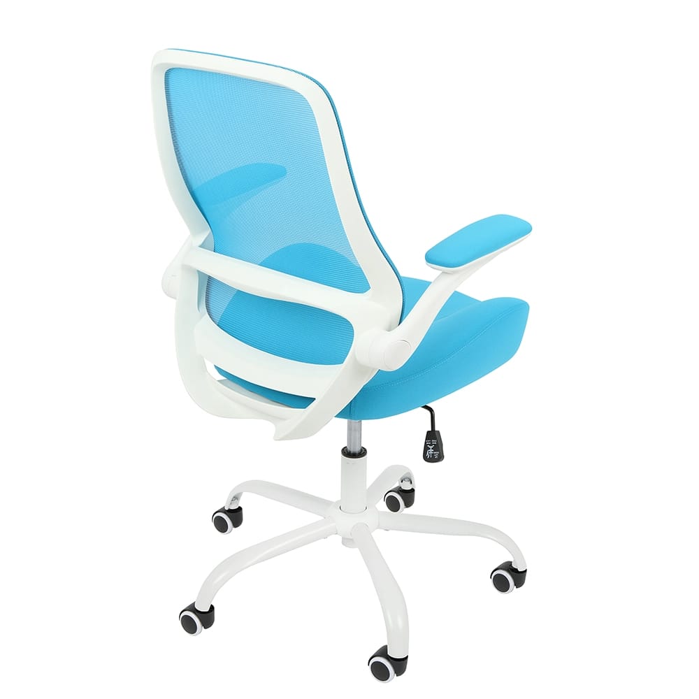 HYLONE Ergonomic Desk Chair with Flip up Armrests, Blue