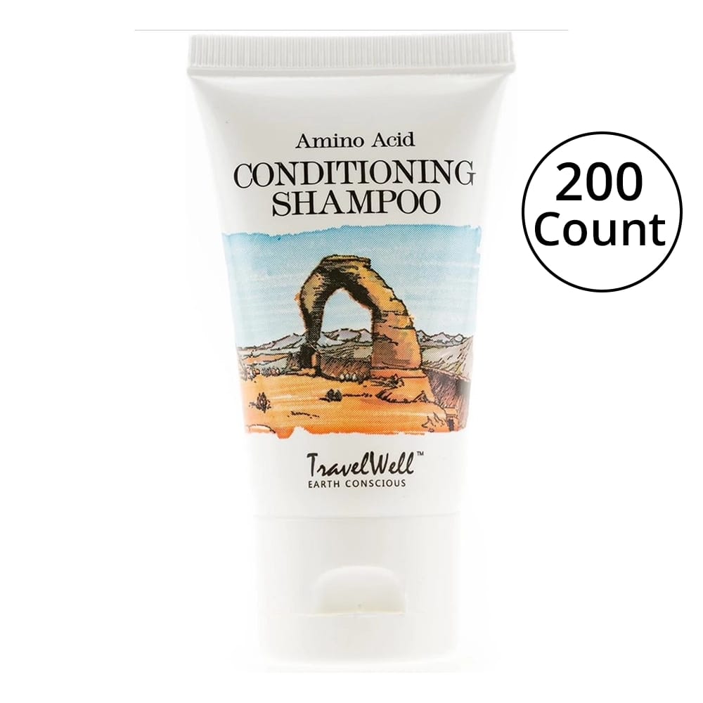 TravelWell Amino Acid Conditioning Shampoo, 200 Count
