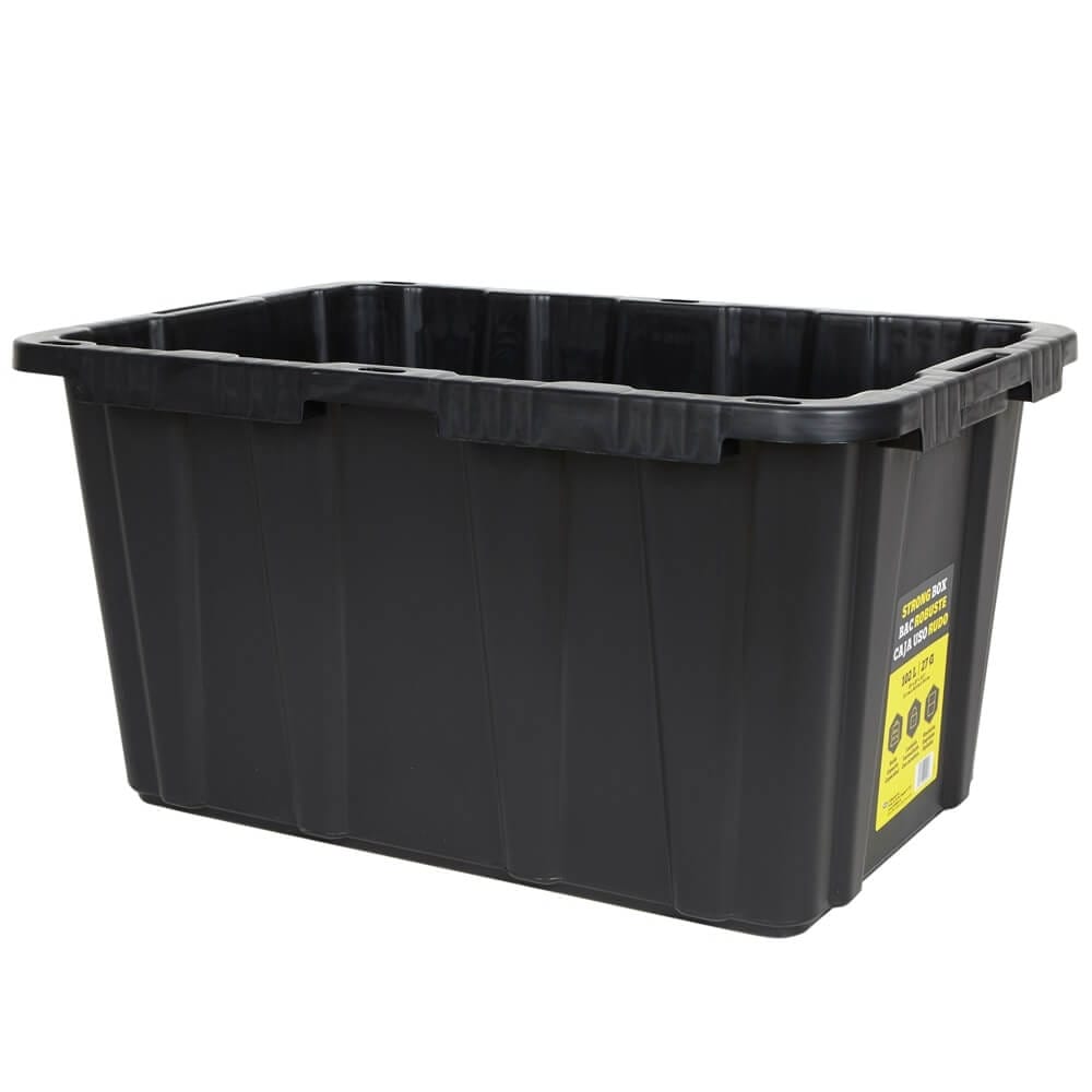 Heavy-Duty Storage Tote, 27 gal