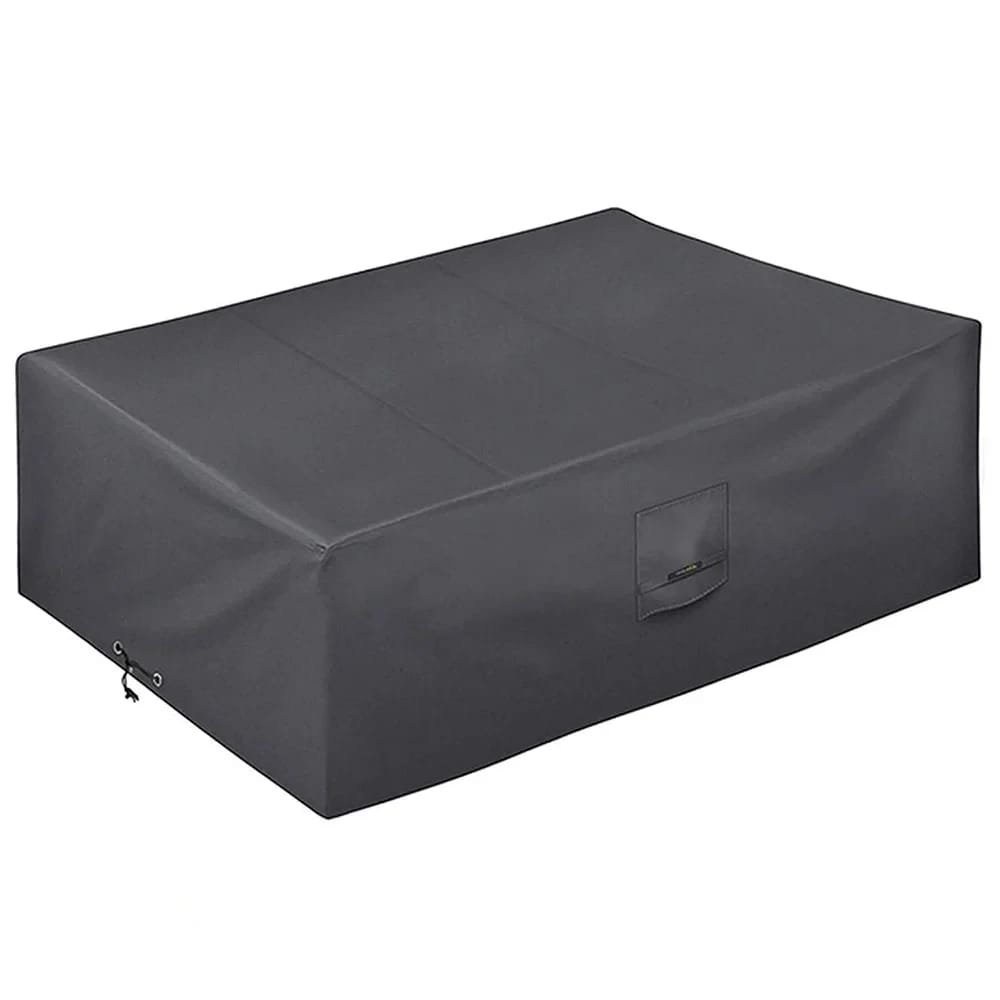 Smartpeas Outdoor Furniture Cover, Cool Gray, 95.3" x 63.8"