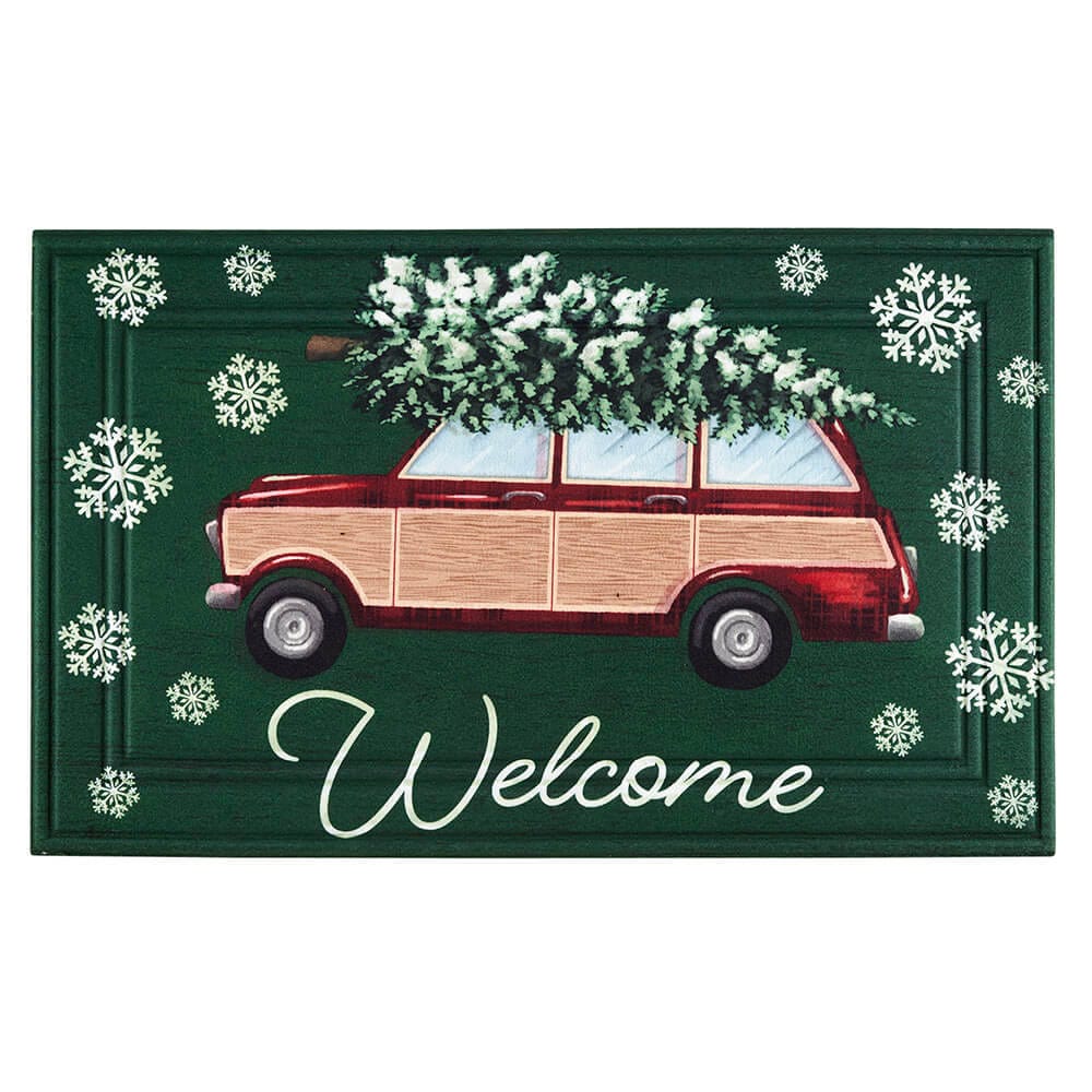 18"x30" Christmas Rubber Printed Mat