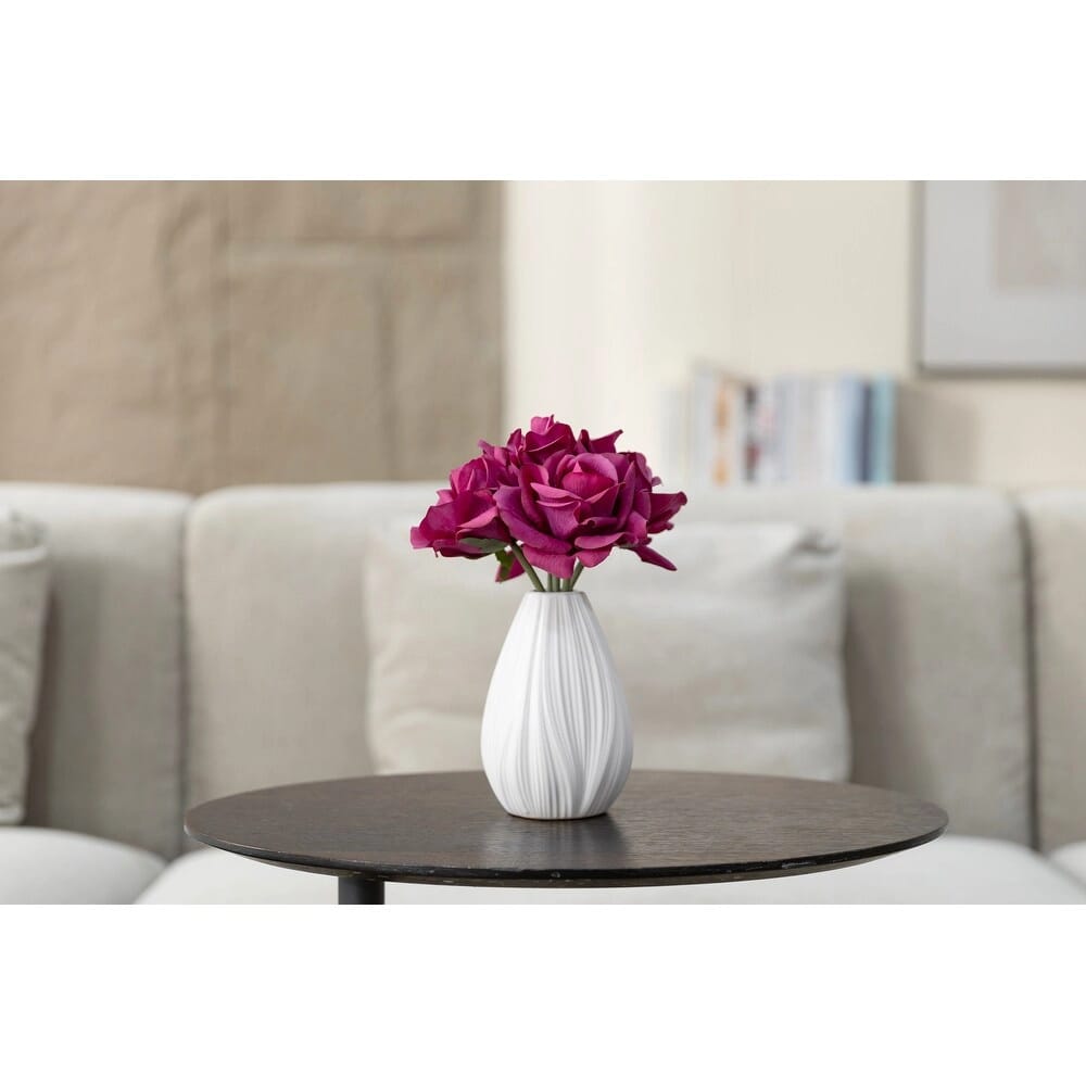 Vintage Home 10" Rose Arrangement in Vase, Purple, 3 Pack