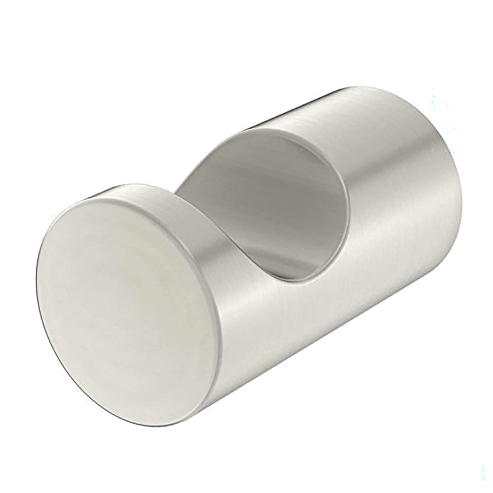 Wood Grip 4-Piece Bathroom Hardware Accessory, Brushed Nickel