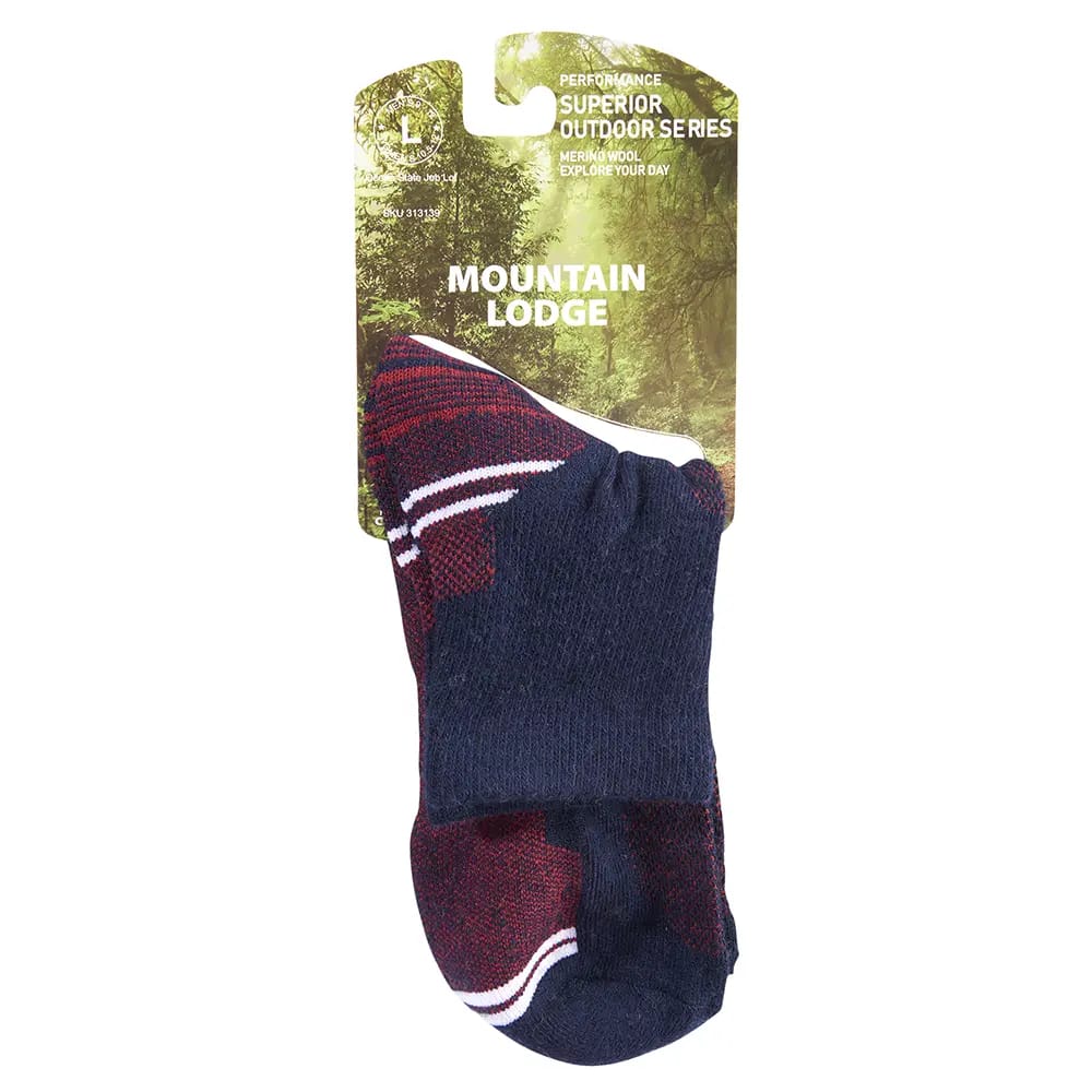 Mountain Lodge Men's Performance Outdoor Series Merino Wool Hiker Socks