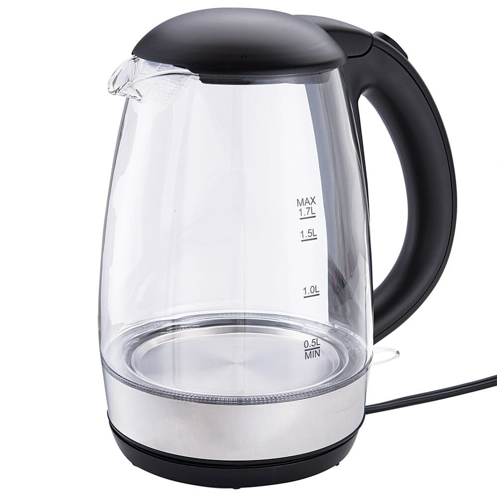 Century Glass Electric Tea Kettle, 1.7 L