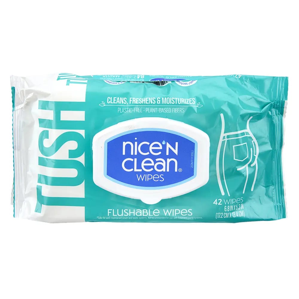 Nice'n Clean Flushable Wipes, 42 ct.