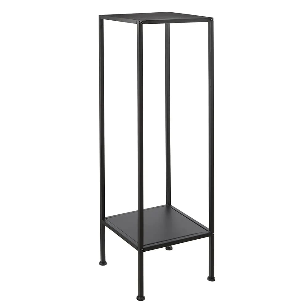 Idzo Tall Metal Plant Stand, Black