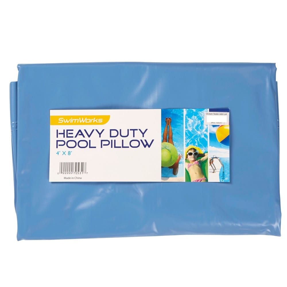 SwimWorks Heavy-Duty Pool Pillow, 4' x 8'