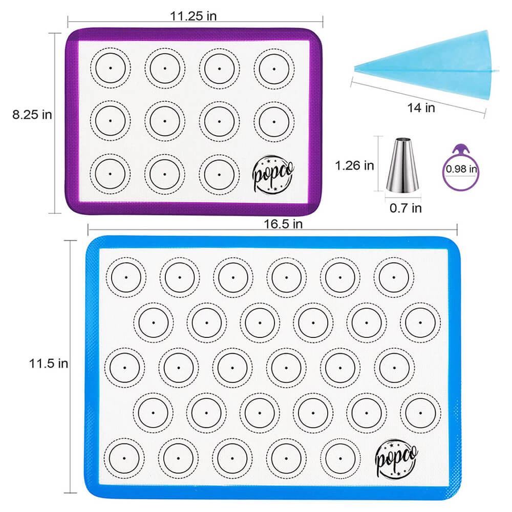 POPCO Macaron 19-Piece Baking Kit